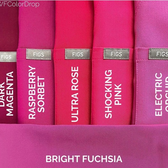 DARK MAGENTA: Figs Scrub Set Catarina/Zamora (M/MP) - Picture 14 of 16